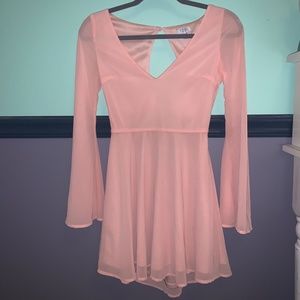 Light Pink long sleeve dress from Tobi